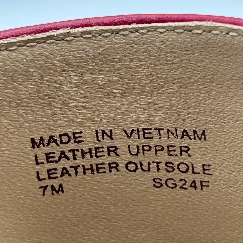 Michael Kors Halle Mule Pump Deep Red Leather Heels | Size 7M | New With Box - Picture 9 of 14